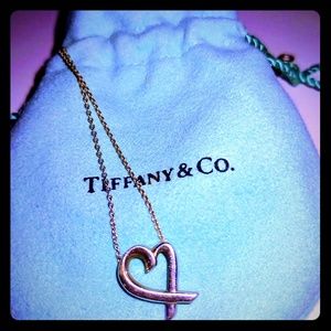 Tiffany & Co. Silver heart necklace
